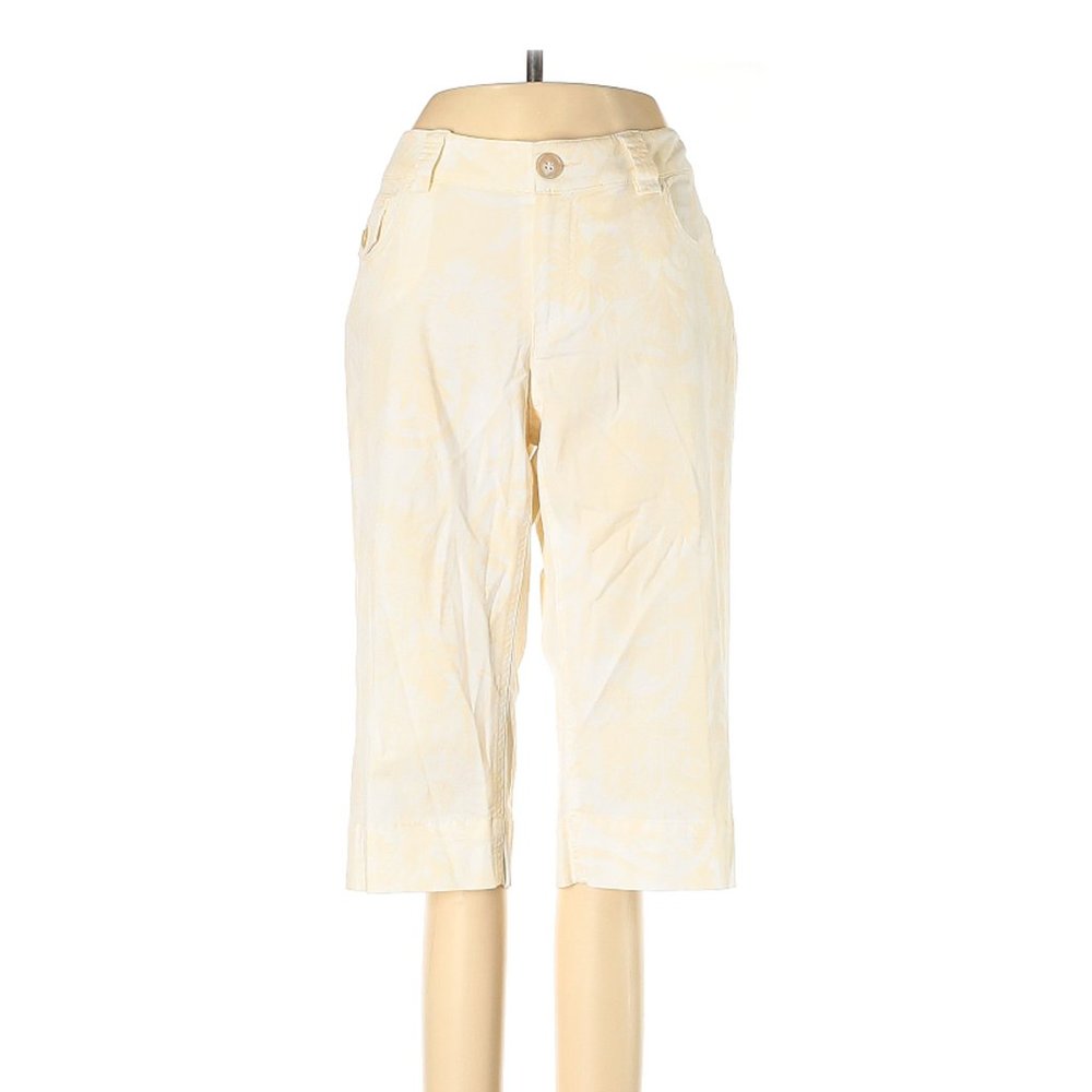 MORRISSEY Y? FLORAL PRINT BOYFRIEND FLARE CAPRIS